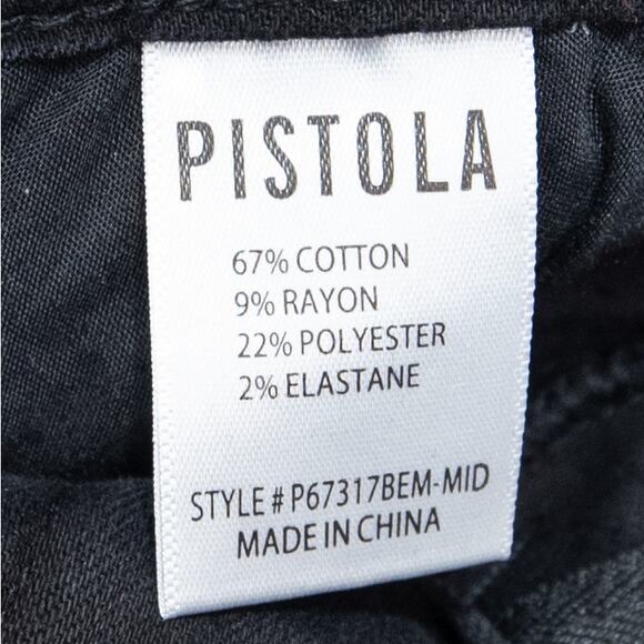 Pistola Black Midnight Special Arielle Mid-Rise Skinny Jeans Plus Size 18 - Picture 7 of 10